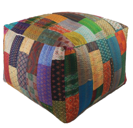 Hand-Made 100% Cotton XL Pouf