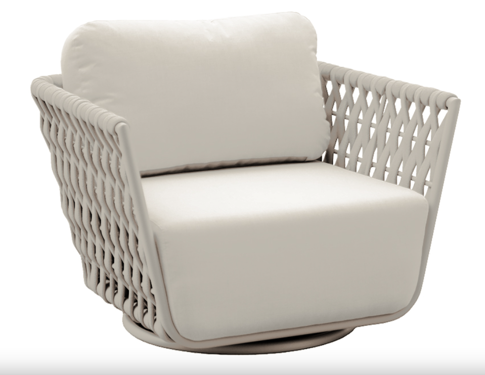 Hug Outdoor Swivel Armchair