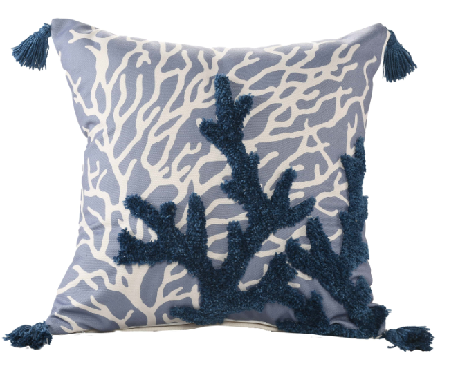 Lr Home Coral Cushion