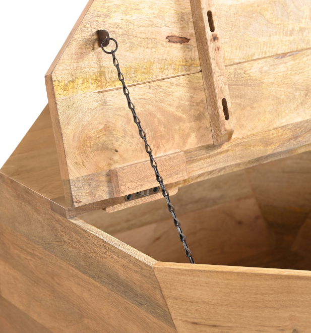 Hand Made Mango Wood Storage Coffee Table