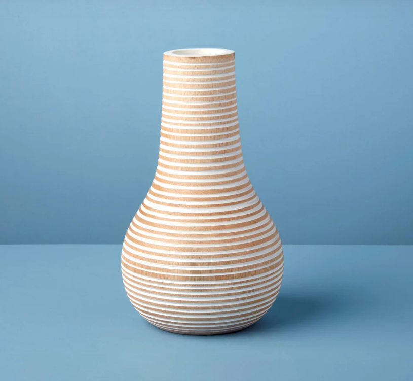 Kiln Mango Striped Vase