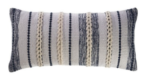 Cotton Wool Bohemian Cushion 14 x 28"