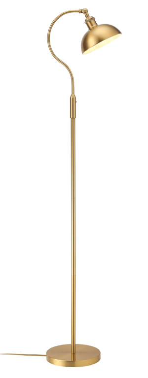 Banker's Floor Lamp 59" Brass