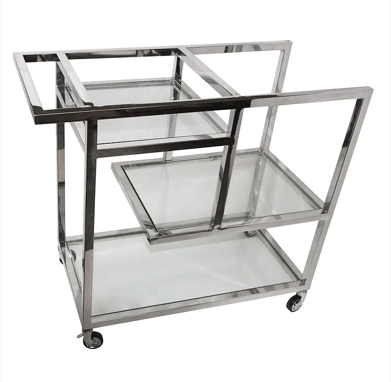 Bar Trolley Terrence Silver