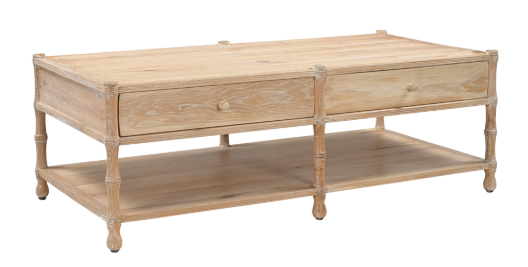 Hand Made Solid Wood Coffee Table 55"