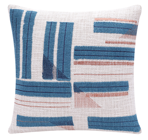 Modern Turquoise Decorative Pillow 20 x 20"