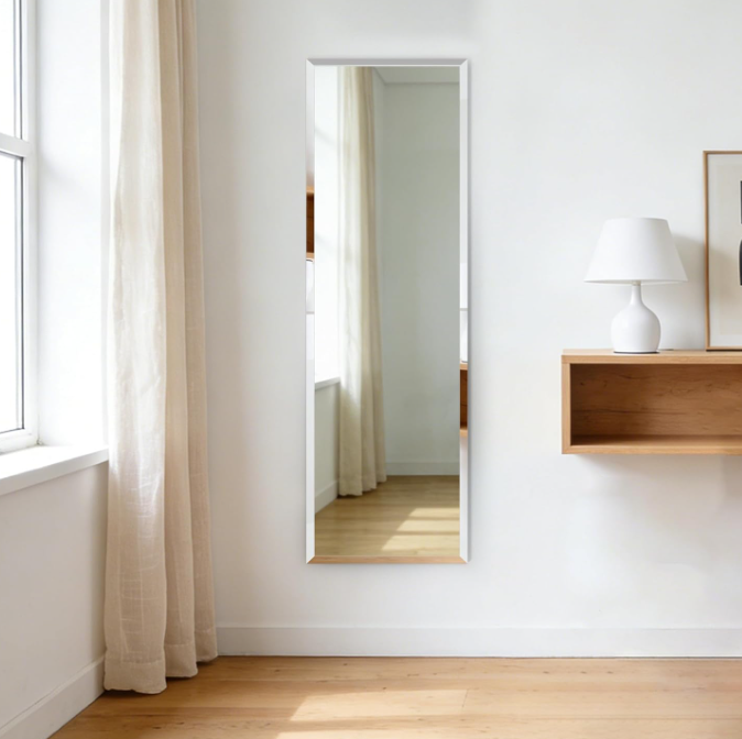 Frameless Mirror Full Length 64" x 21"
