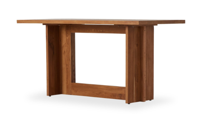 Erie Bar Table Smoked Oak 72"