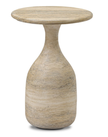 Cora Side / End Table Concrete Sandy Grey 12.75"