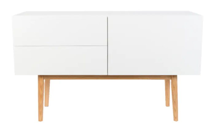 High On Wood TV Stand