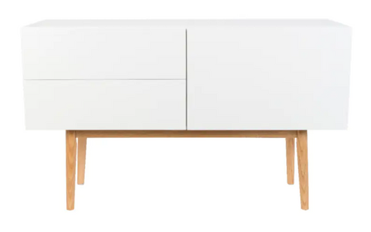 High On Wood TV Stand
