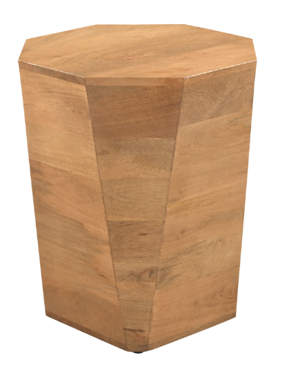 Hand Made Mango Wood Side Table