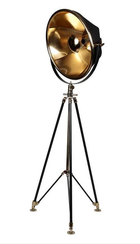 Floor Lamp Montezuma Black Studio
