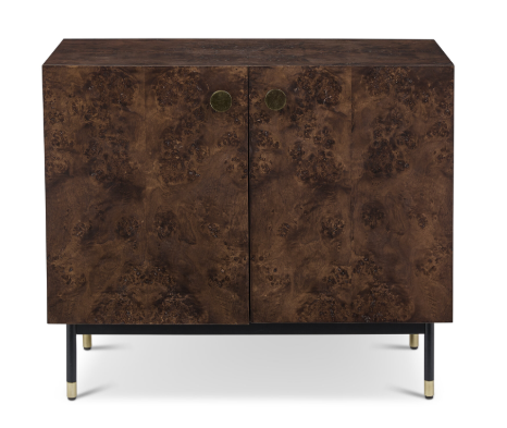 Hand Made Solid Wood Walnut Finish Buffet 38"