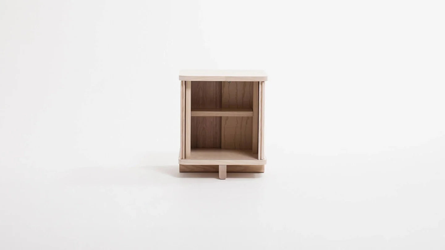 Tambour End Table