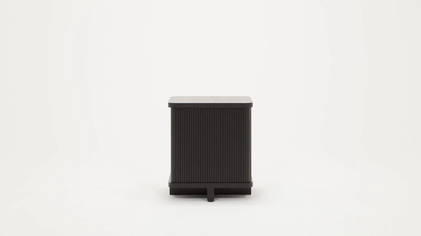 Tambour End Table