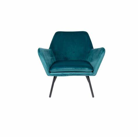 Lounge Chair Bon Velvet Blue