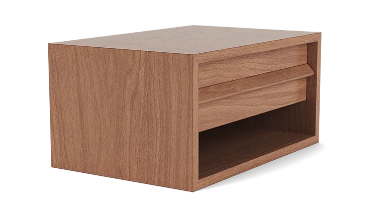 Marcel Open Shelf Floating Nightstand
