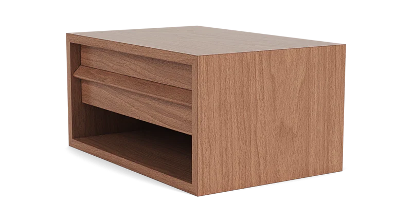 Marcel Open Shelf Floating Nightstand