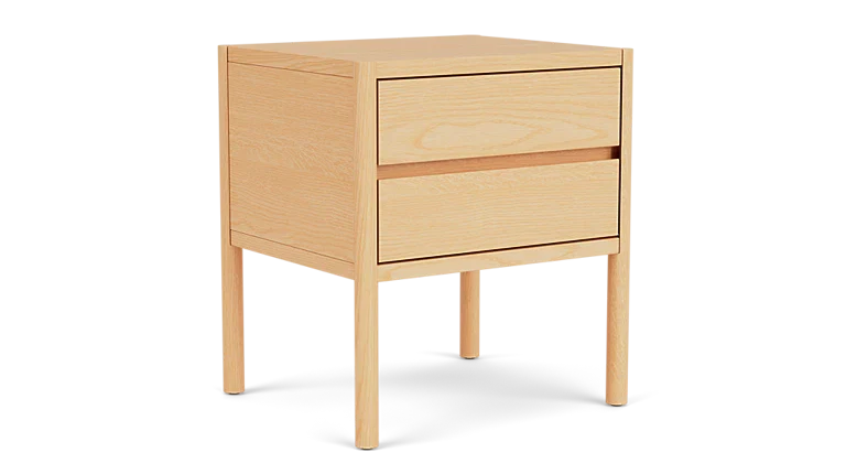 Monarch Double Drawer Nightstand