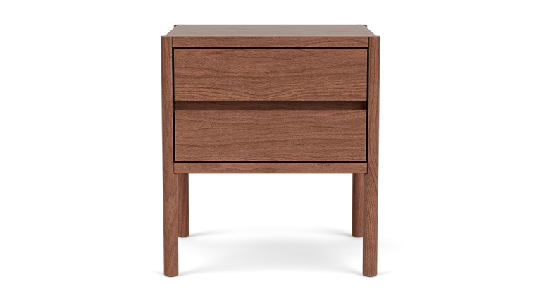 Monarch Double Drawer Nightstand