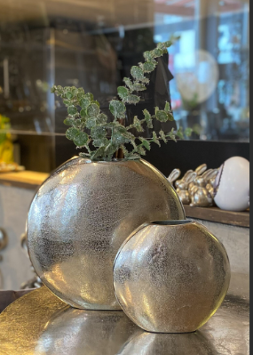 Decorative Nickleplated Vase