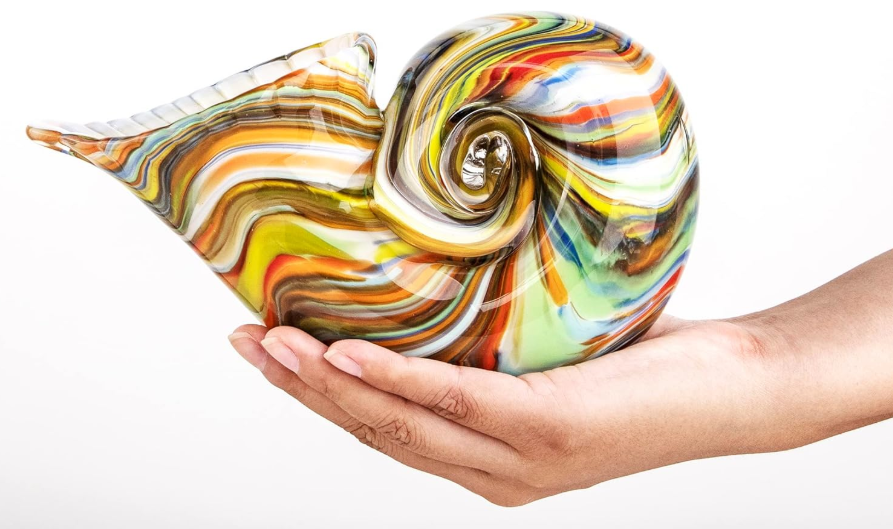 Glass Nautilus Conch Glass Art