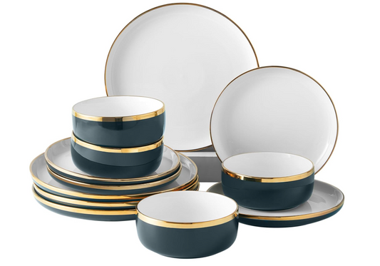 12 Pieces Luxury Porcelain Dinner Set
