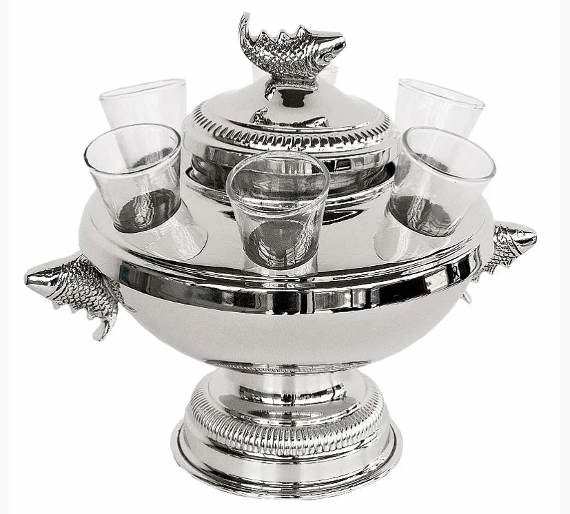 Hand-made Caviar Bowl 29 x 21 x 18 cm