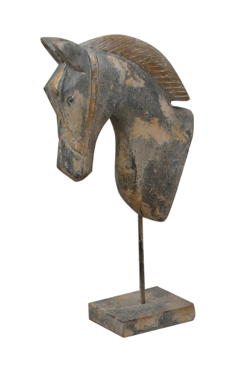 Decorative Horsehead Statue