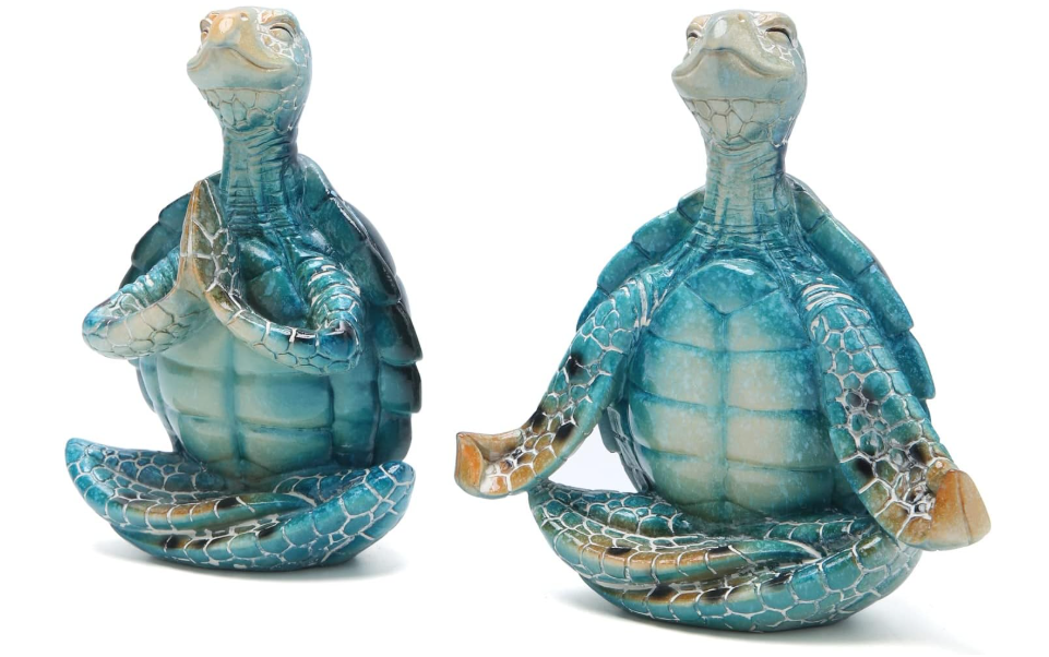 Meditating Sea Turtle Figurine