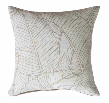 Tropical Leaf Decorative Pillow