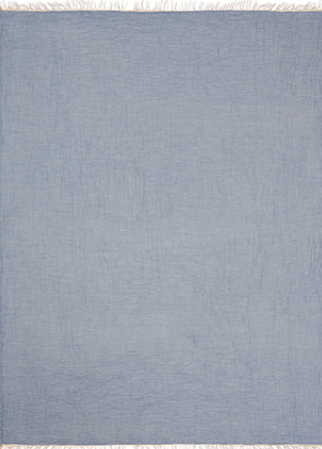 Solid Modern 100% Cotton Throw 47 x 60"