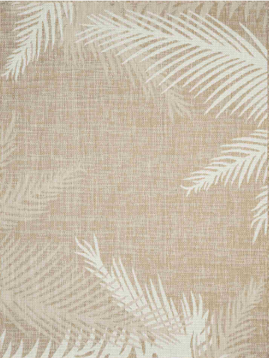 Captiva Tropical Leaf Rug