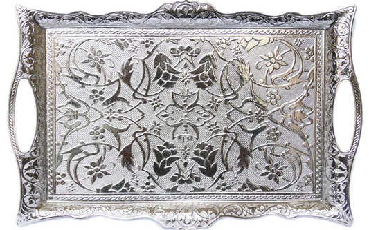 Alisveristime Ottoman Turkish Zamak Serving Tray