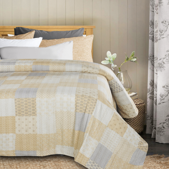 100% Cotton Hand Made Coverlet