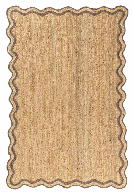 Scallop 100% Jute Rug