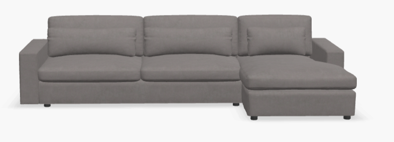 Ensemble Max Track Arm Sofa With Chaise