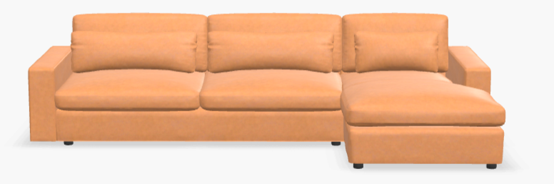 Ensemble Max Track Arm Sofa With Chaise