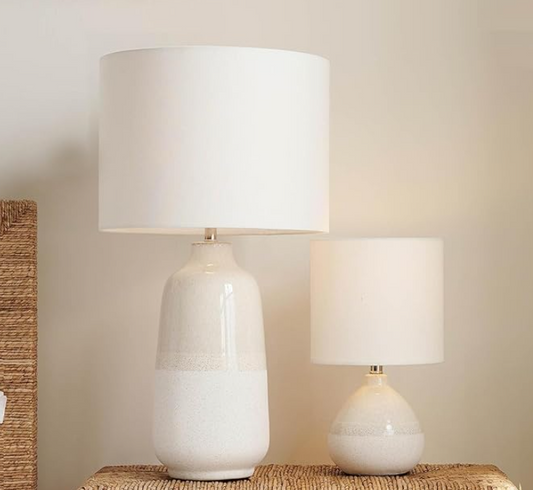 Tall Ceramic Table Lamp 22"