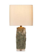 Raw Marble Table Lamp