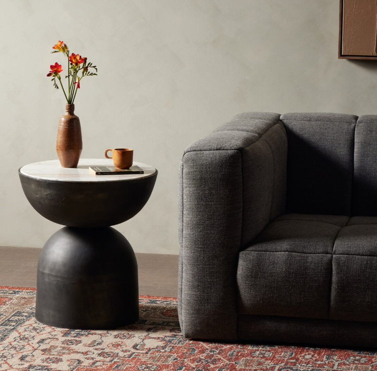 Corbett End / Side Table Marble