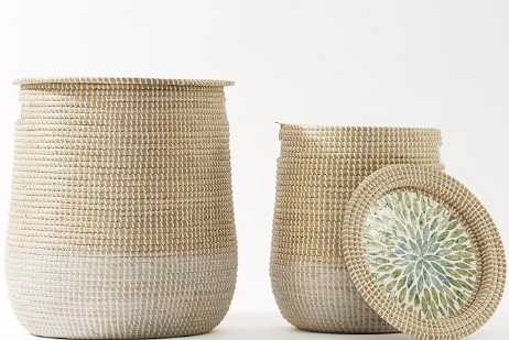 Handwoven Storage Basket Seagrass