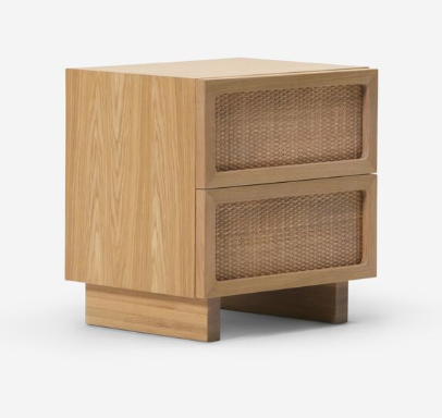 Stadium Double Drawer Nightstand