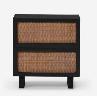 Stadium Double Drawer Nightstand