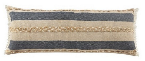 Natural Navy Decorative Pillow