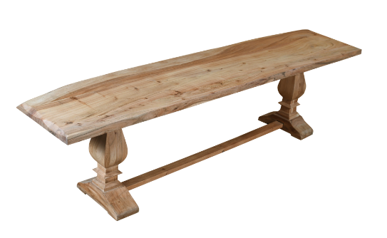 Hand Made Hard Wood Dining Bench 72"