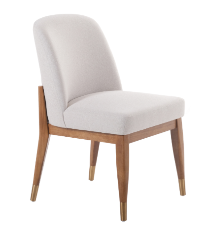 Handmade Dining Chair Wood And Fabric