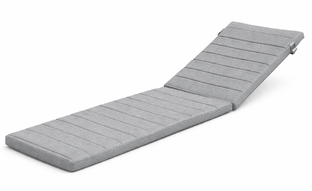 Universal Outdoor Sunbed Cushion Grey