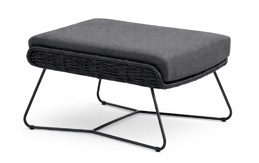 Belmond Outdoor Footstool With Cushion